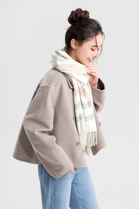 格紋圍巾-中性款