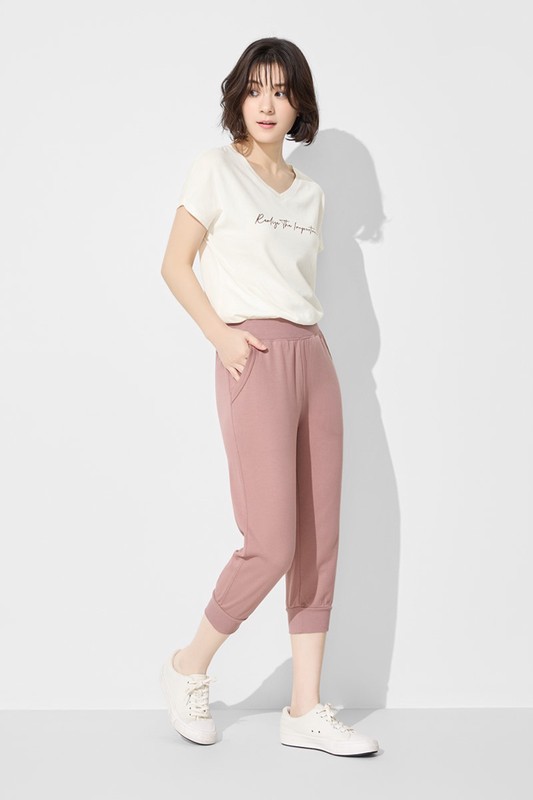 小毛圈七分褲-女