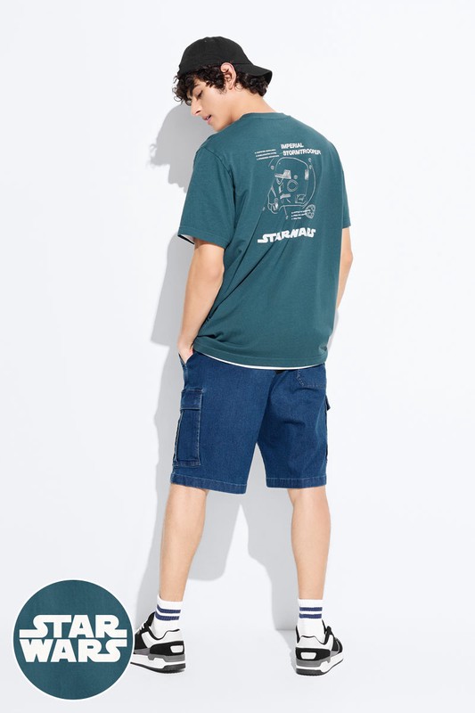 STAR WARS系列厚版印花T恤-04-男