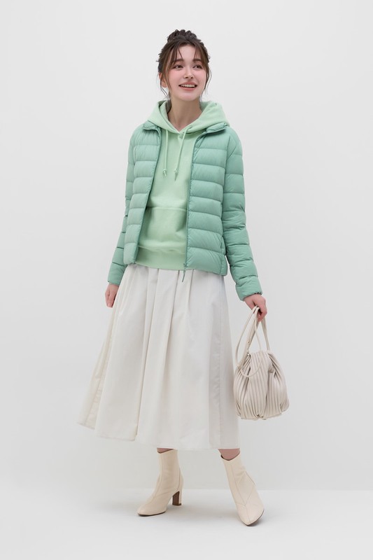 極輕羽絨立領外套-女