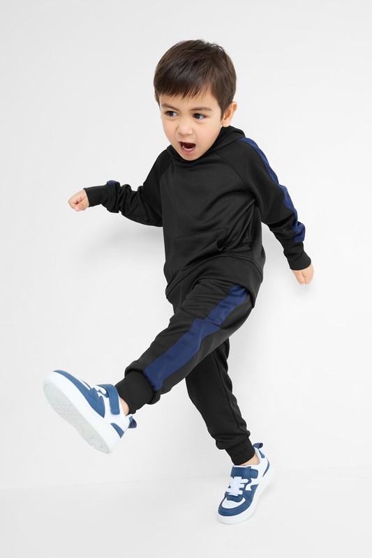 吸排配色束口褲-童