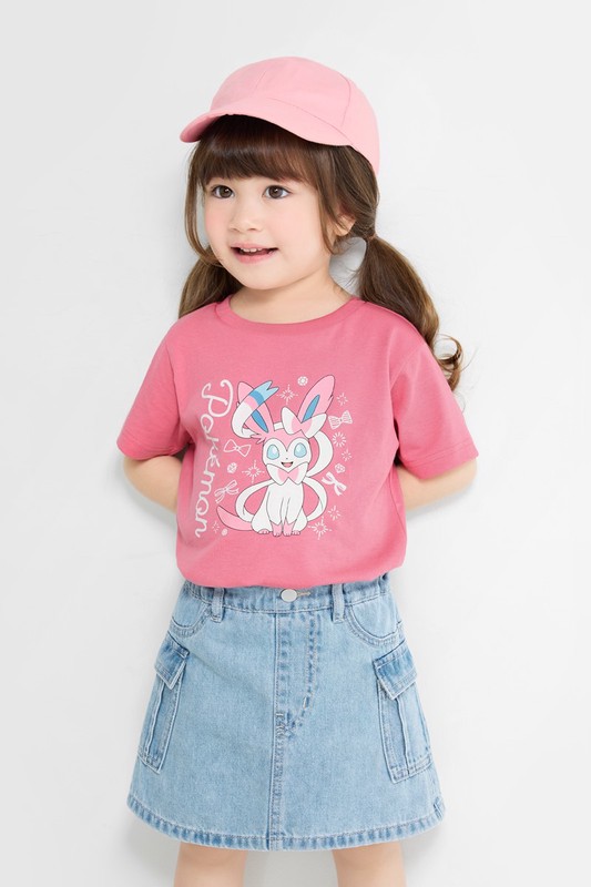 寶可夢印花T恤-02-童