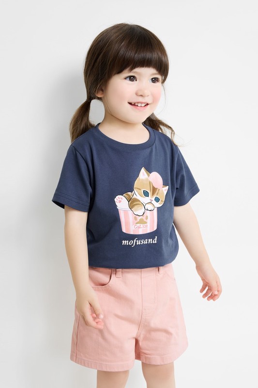 貓福珊迪印花T恤-08-童