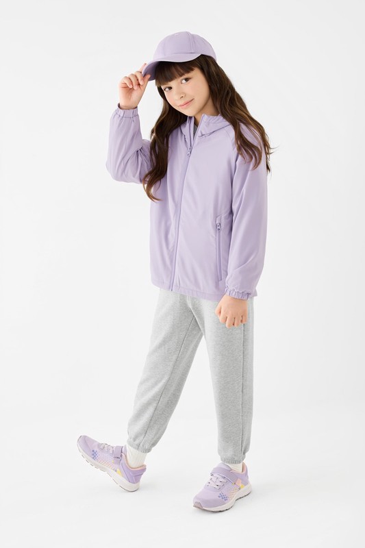 毛圈寬鬆束口長褲-童