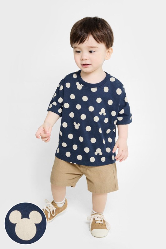 迪士尼系列竹節棉印花T恤-01-Baby