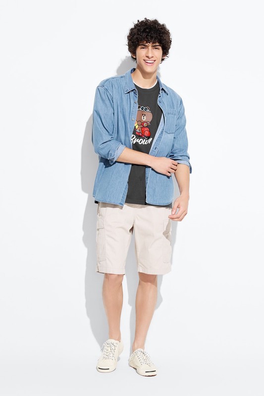 LINE FRIENDS印花T恤-10-男