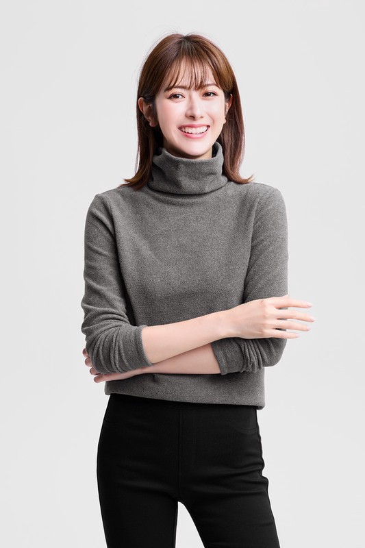 Fleece高領上衣-女