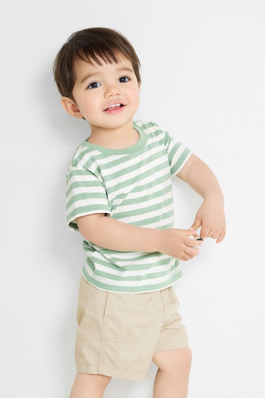 純棉條紋T恤-Baby