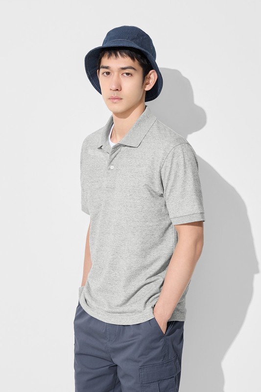 快乾網眼polo衫-男