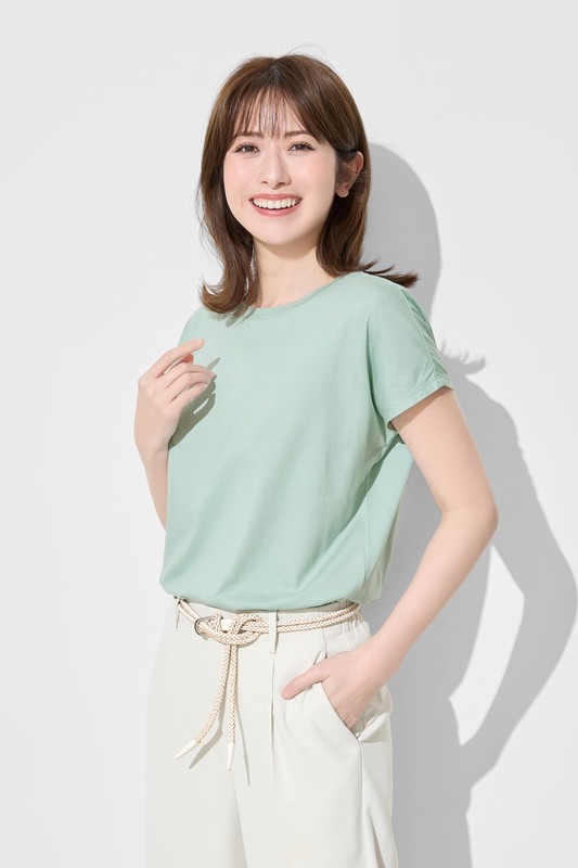 莫代爾寬鬆連袖上衣-女
