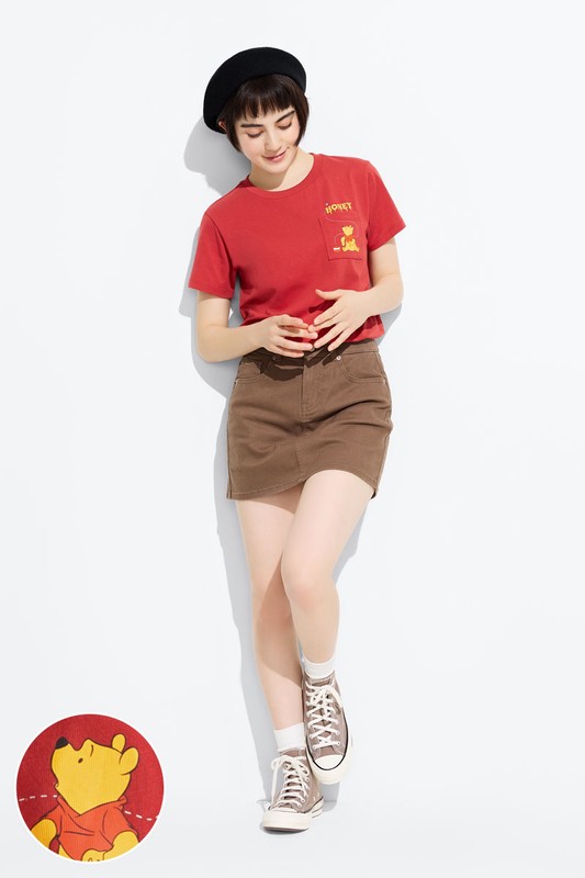 迪士尼系列口袋印花T恤-12-女