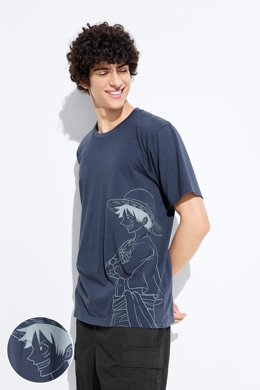 航海王印花T恤-04-男