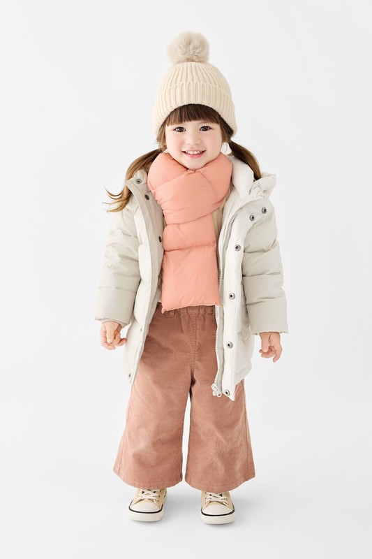 極暖羽絨連帽外套-童