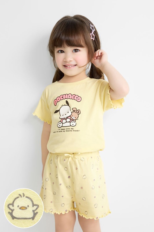 三麗鷗純棉木耳邊家居套裝-02-童