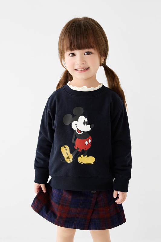 迪士尼系列毛圈印花圓領衫-01-童