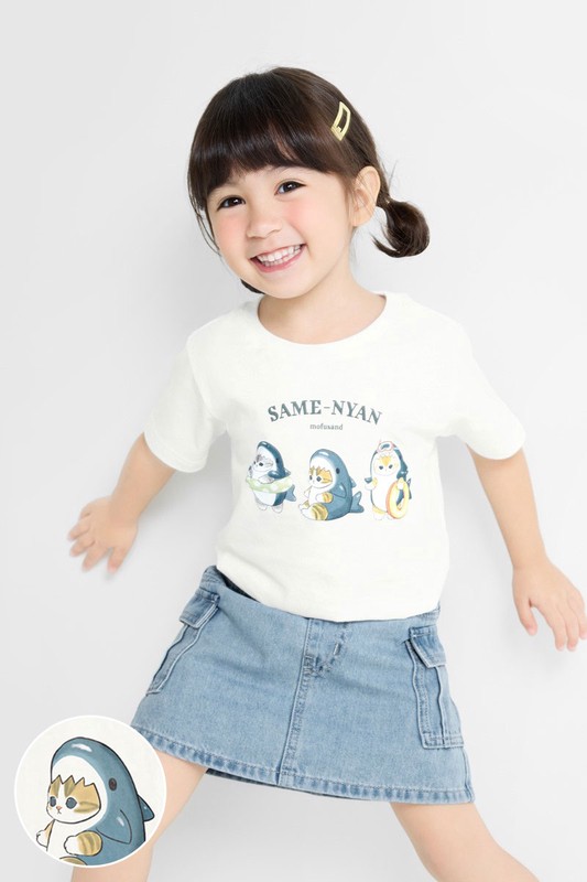 貓福珊迪印花T恤-01-童