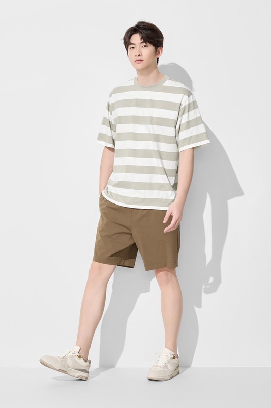 吸排彈性網眼短褲-男