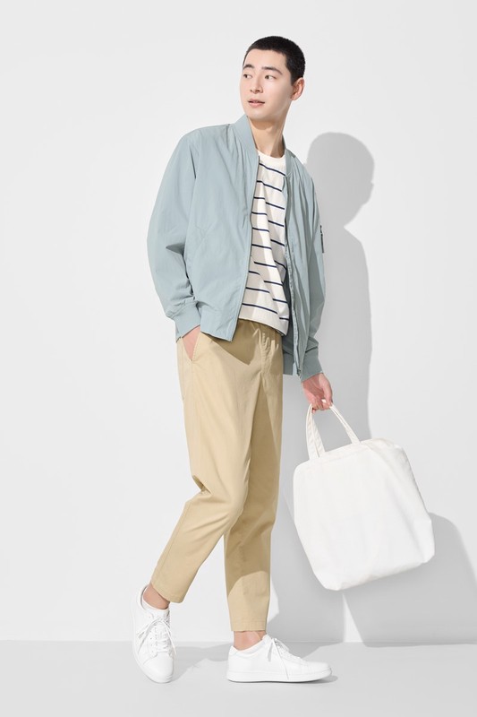 棉質輕便九分褲-男