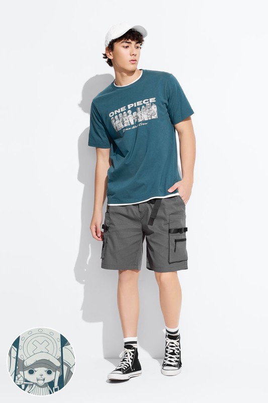 航海王厚版印花T恤-09-男