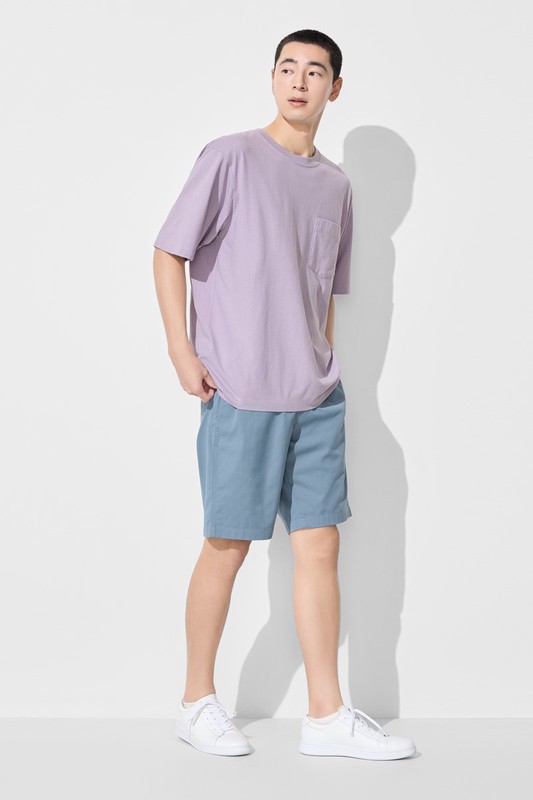 快乾棉質輕便短褲-男