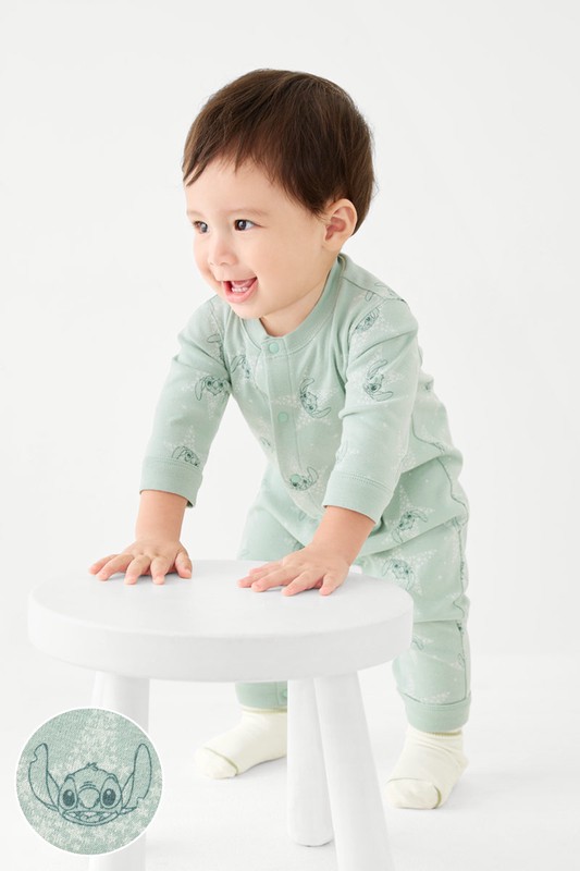 迪士尼系列純棉羅紋連身衣-Baby