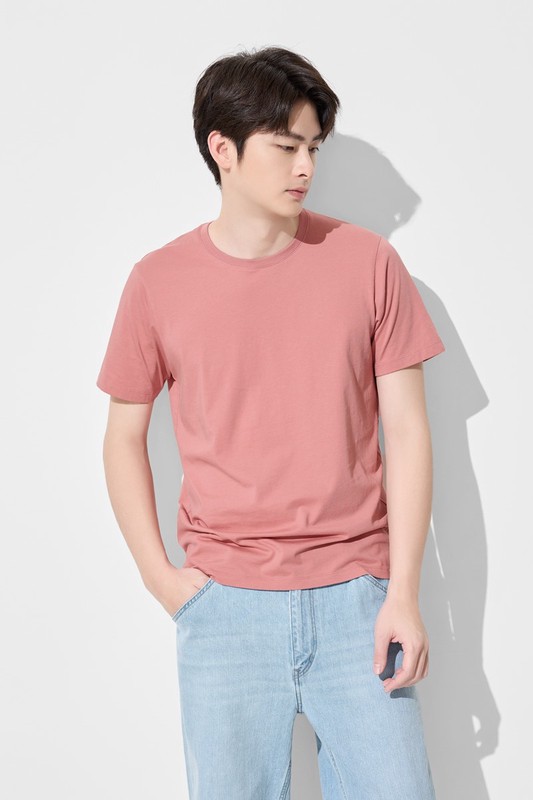 純棉圓領T恤-男