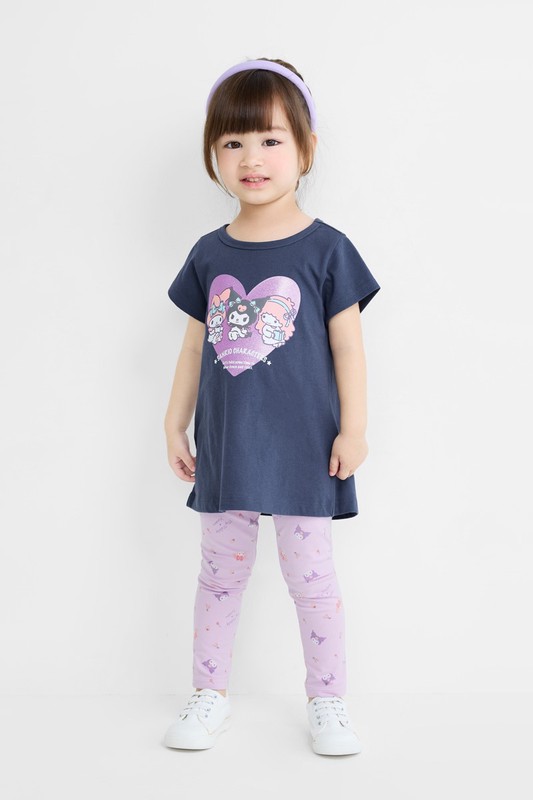 三麗鷗長版印花T恤-14-童