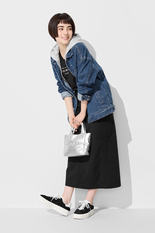 牛仔寬版外套-男