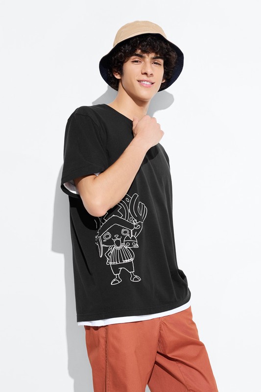 航海王印花T恤-03-男