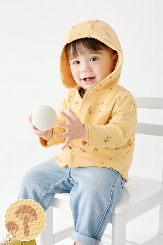 純棉雙面穿連帽外套-Baby