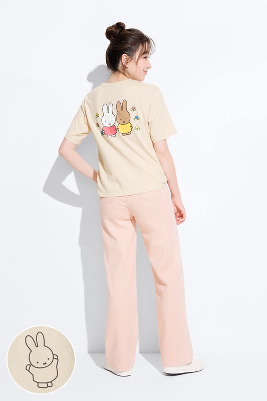 Miffy and Friends寬版印花T恤-04-女