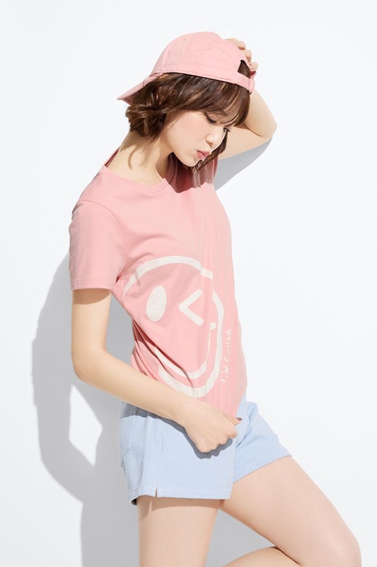 S.W.SMILEY®印花T恤-02-女