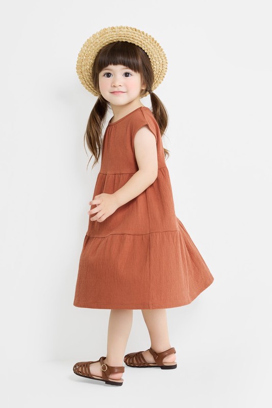 棉質背心洋裝-童