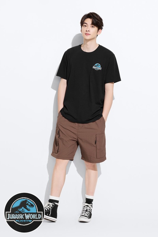Jurassic World印花T恤-04-男