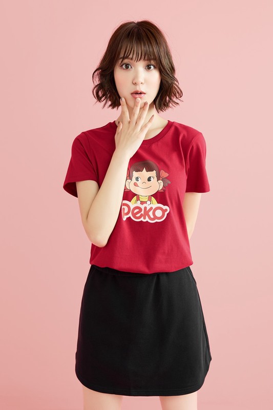 PEKO & POKO印花T恤-03-女