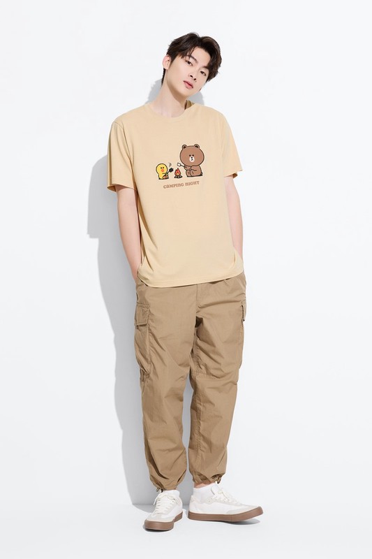 LINE FRIENDS印花T恤-02-男