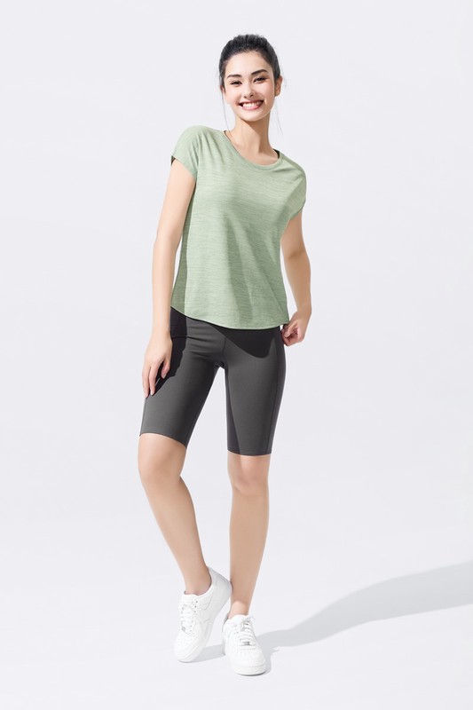 吸排連袖寬版上衣-女