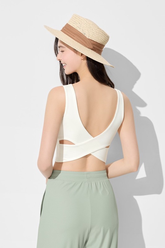 Bra美背方領背心-女