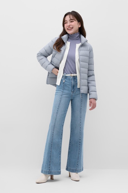 極輕羽絨立領外套-女