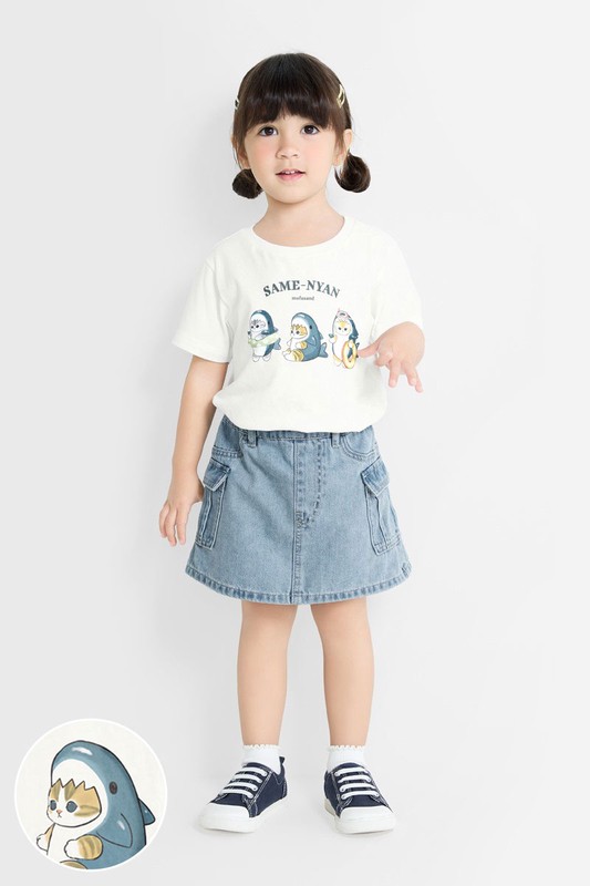 貓福珊迪印花T恤-01-童