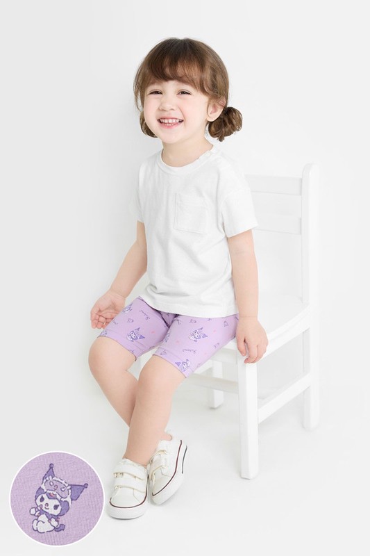 三麗鷗彈力五分內搭褲-Baby