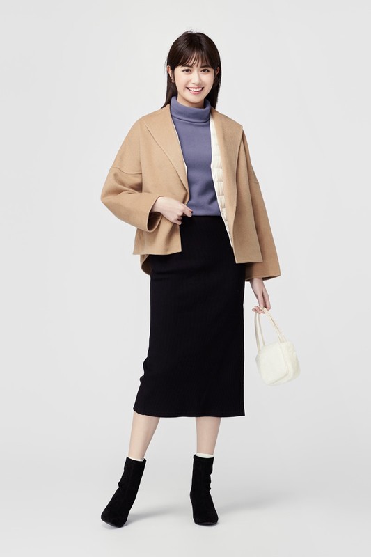 Fleece高領上衣-女