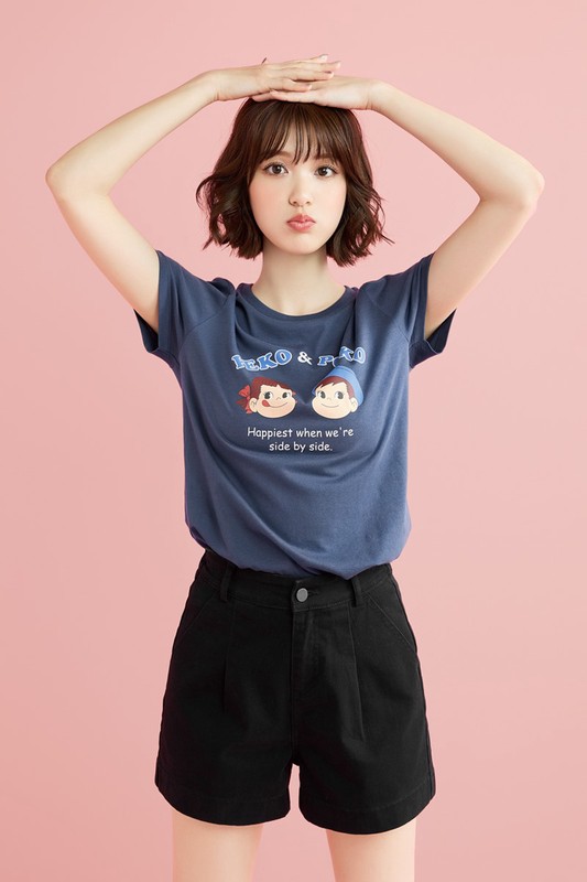 PEKO & POKO印花T恤-04-女