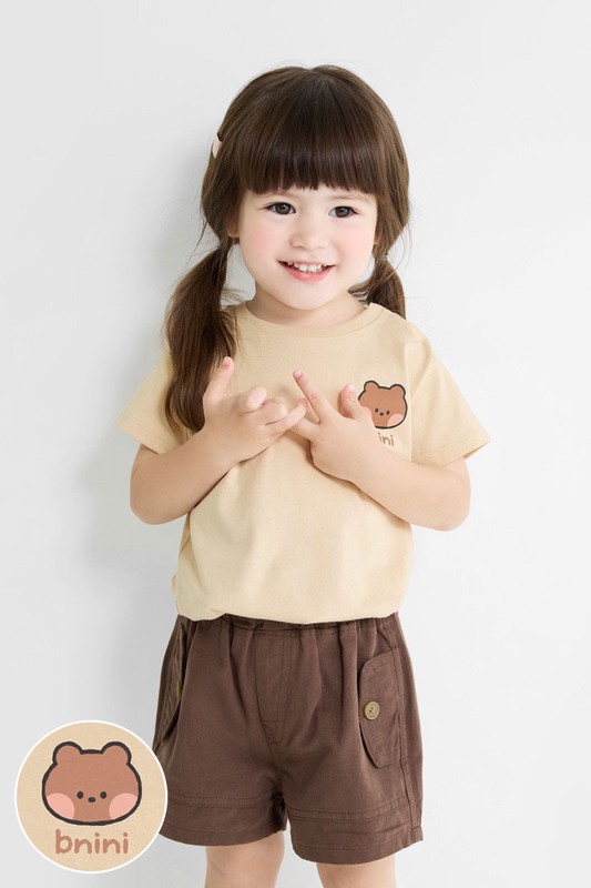 LINE FRIENDS minini印花T恤-01-童