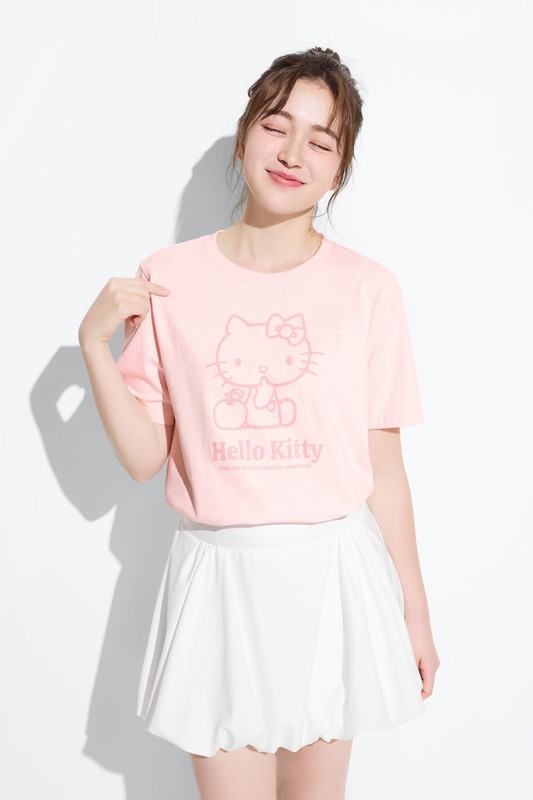 三麗鷗寬版印花T恤-08-女