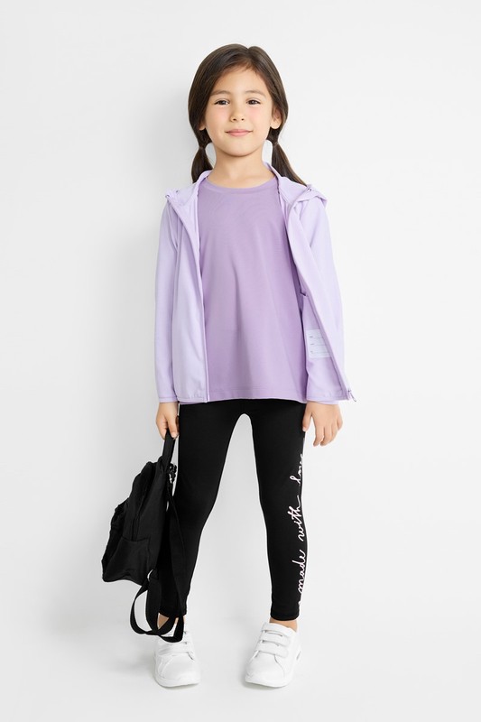 吸排網眼短袖T恤-童