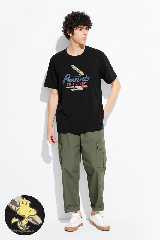 史努比系列印花T恤-25-男