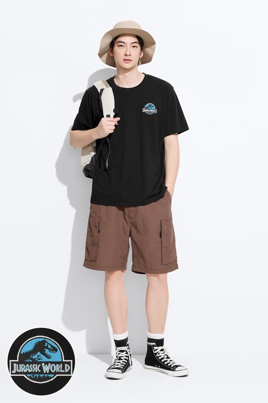 Jurassic World印花T恤-04-男