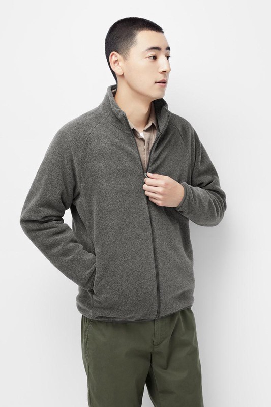 Fleece立領外套-男