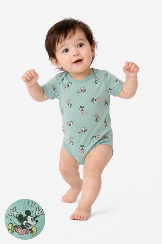 迪士尼系列純棉羅紋包臀衣-Baby